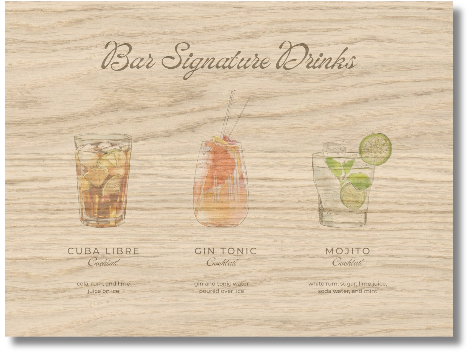Bar Drinks